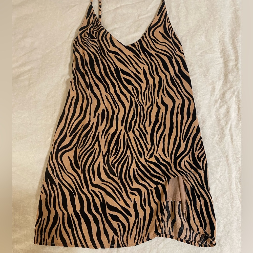 Tiger stripe dress